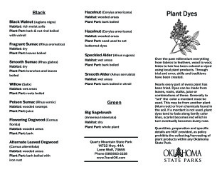 Preview of Native Dyes Brochure